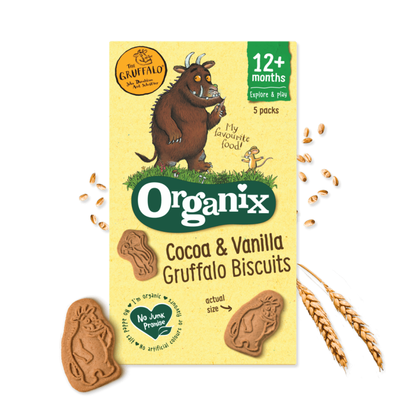 Organix Gruffalo keksići kakao vanilija 20gr